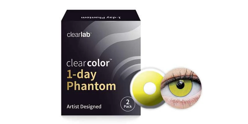 Clearcolor 1-Day Phantom Zombie Yellow 1 Clearcolor 1-Day Phantom Zombie Yellow
