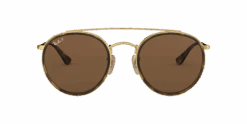 Ray-Ban Round Double Bridge RB3647N 001/57 3 Ray-Ban Round Double Bridge RB3647N 001/57 -Pearle Winkel original png 8053672737660 front
